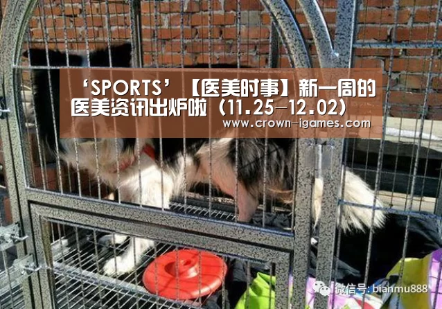 ‘SPORTS’【医美时事】新一周的医美资讯出炉啦(11.25-12.02)(图2) 爱游戏体育全站
